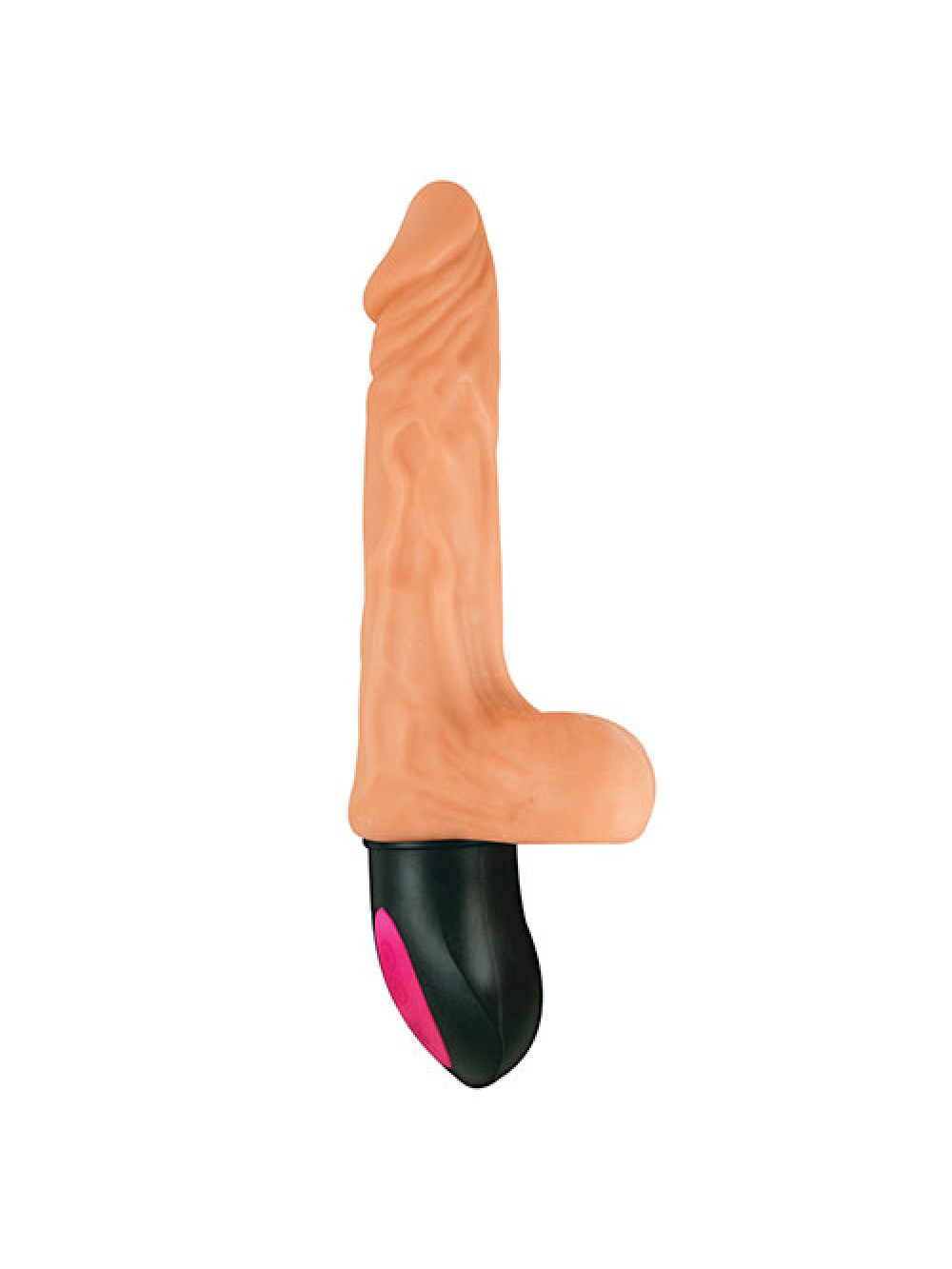 RECHARGEABLE REALSKIN WITH SCROTUM HOT COCK VIBRATOR 2