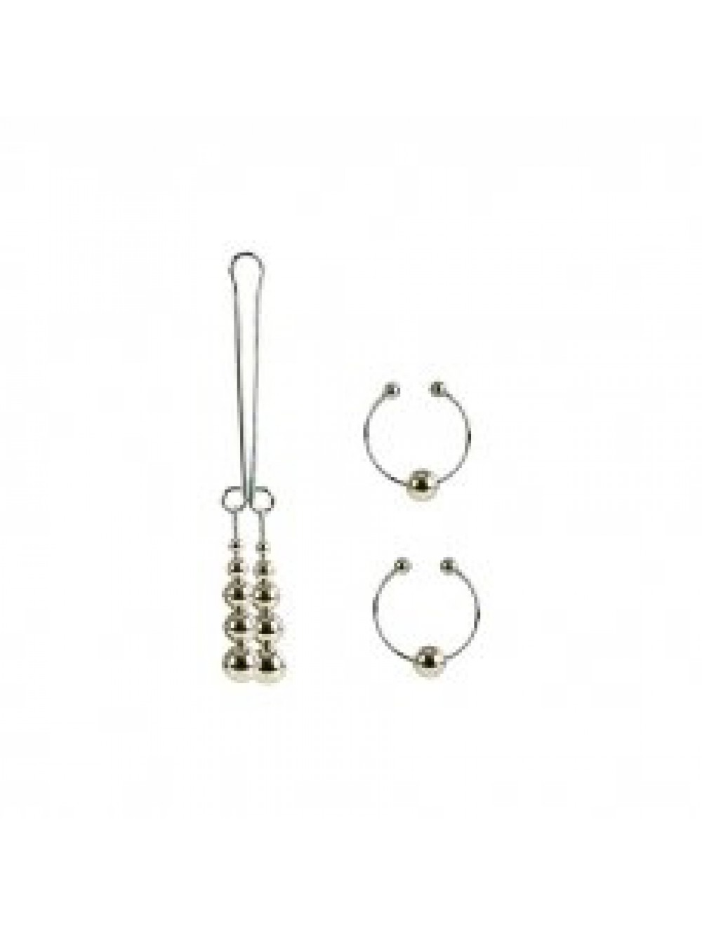 SEX TOY - STIMOLATORE - Clip per clitoride - capezzoli: NIPPLE & CLITORAL BODY JEWELRY