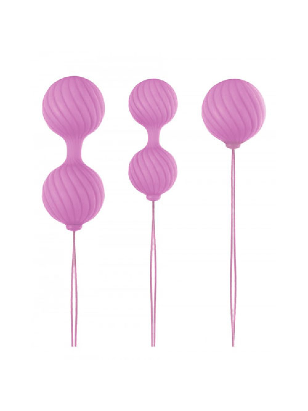 Luxe O Weighted Kegel Balls Pink