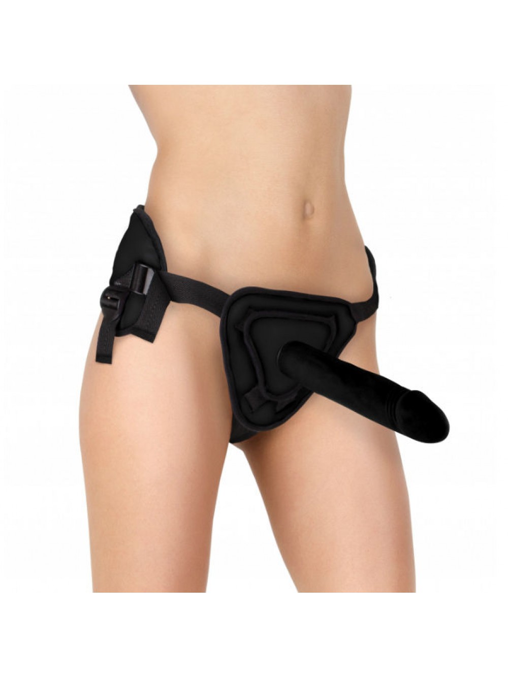 Ouch! Imbracatura per Strap-On con Fallo in Silicone, 25.4 cm - 382 gr