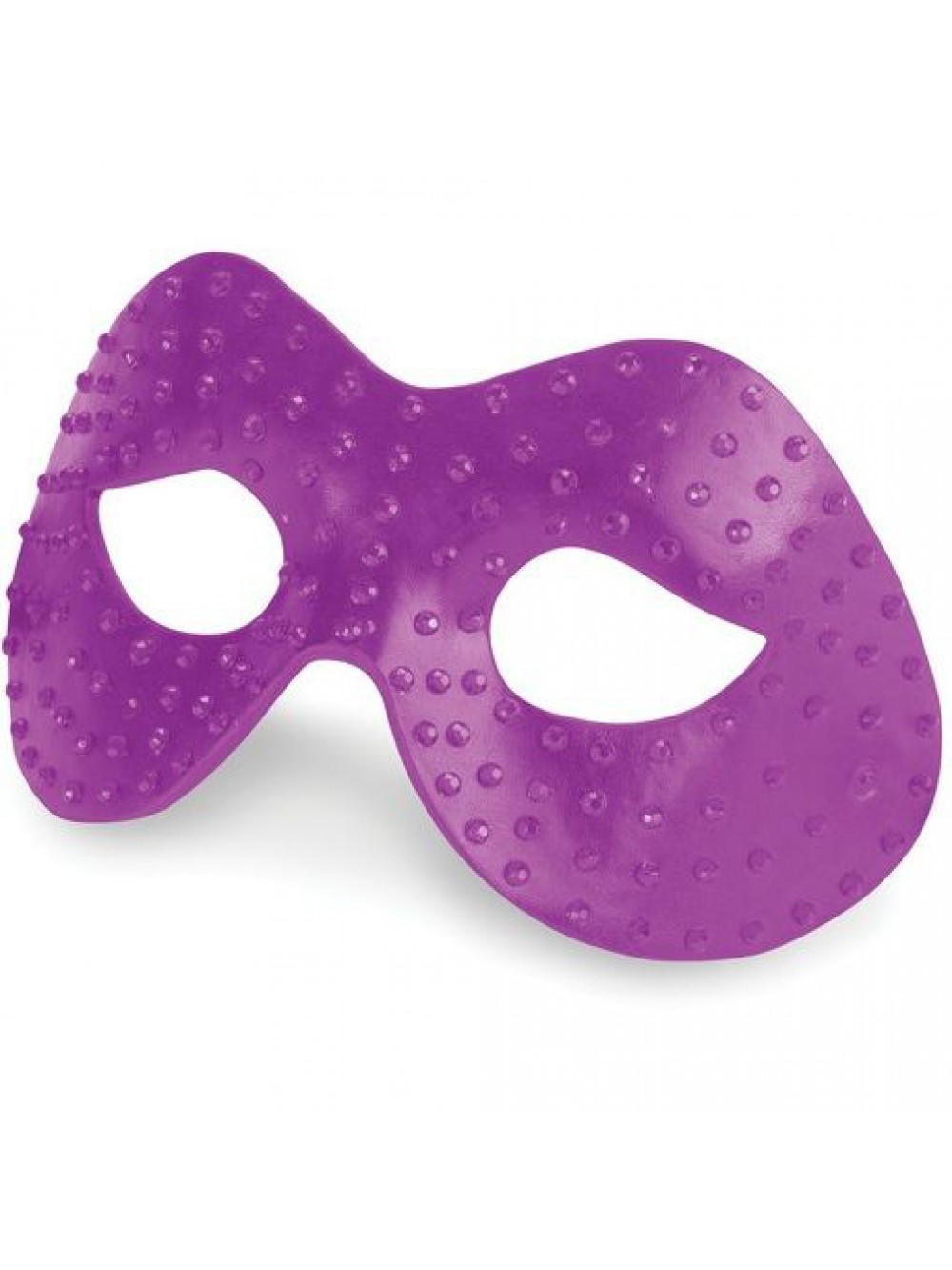 Ouch! OU023PUR Maschera Bondage con Diamanti, Viola