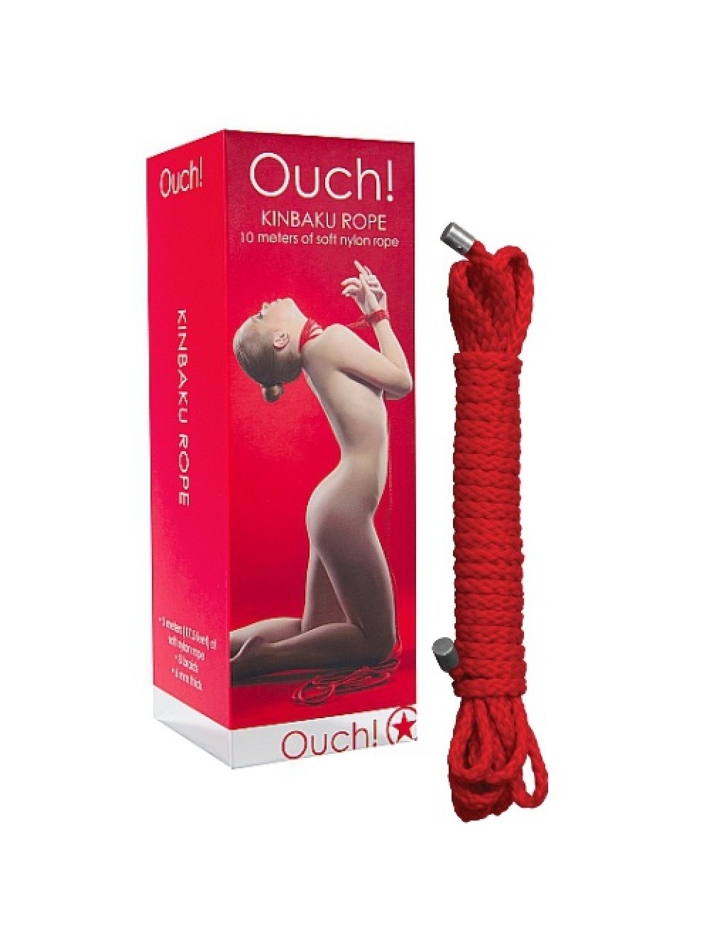 KINBAKU RESTRICTION ROPE 10 METERS RED