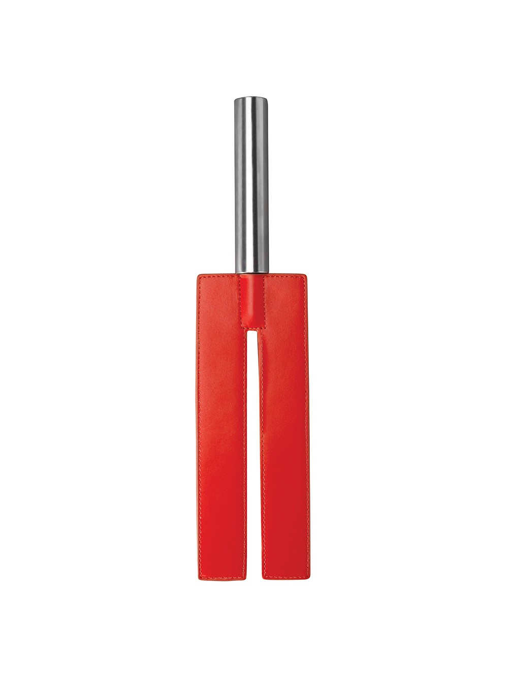 OUCH! LEATHER SLIT PADDLE RED