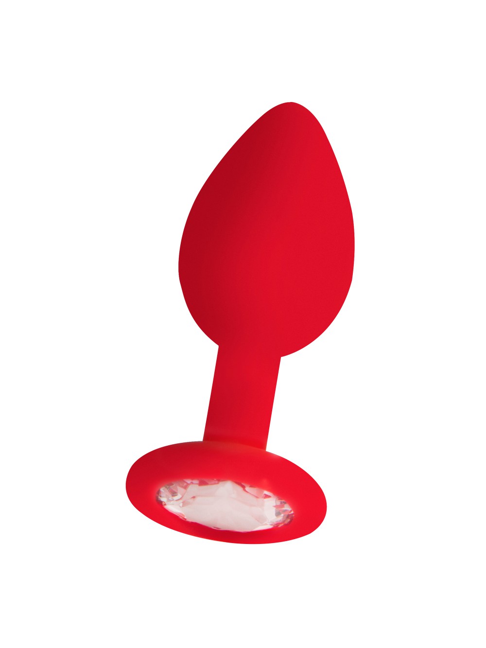 REGULAR DIAMOND BUTT PLUG RED