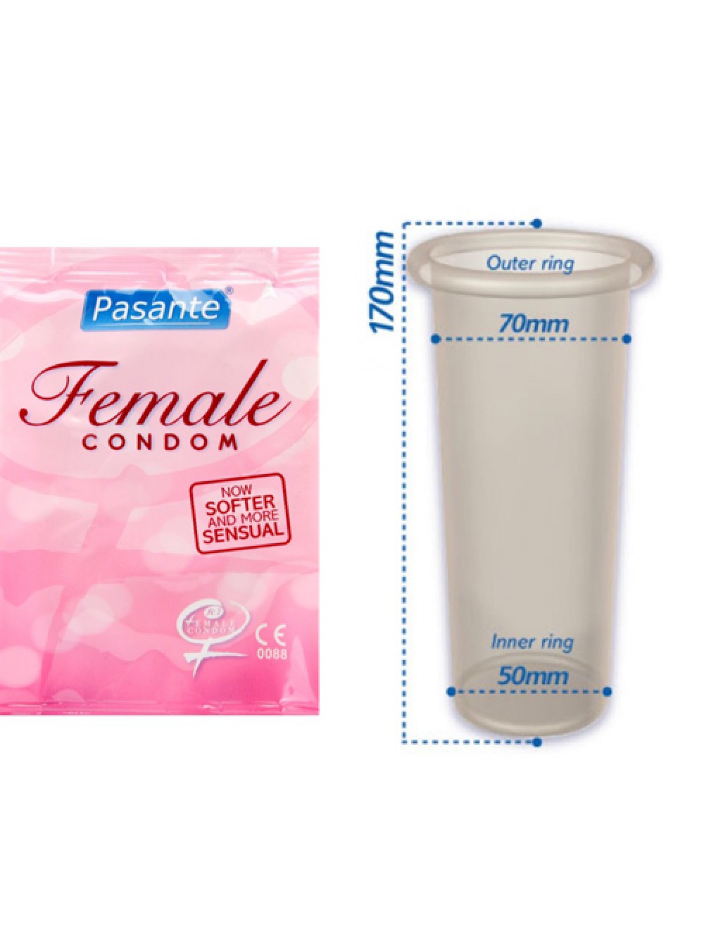 Preservativo Femminile 3 p.