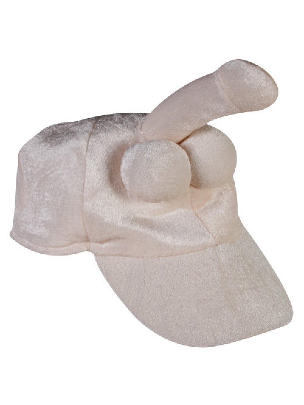 Cappello in peluche con grosso pene