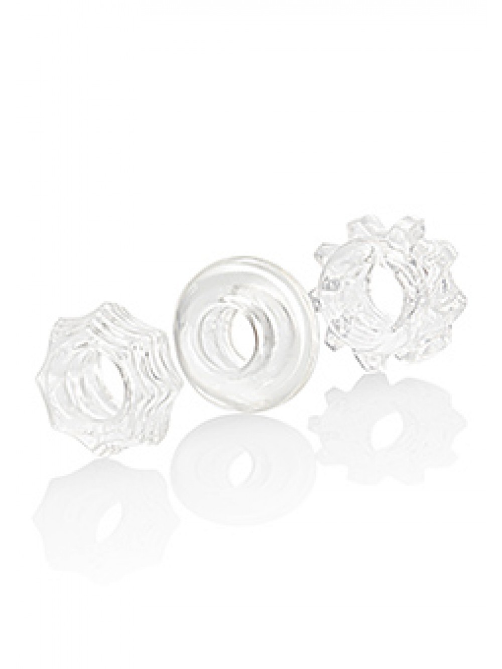 REVERSIBLE RING SET CLEAR
