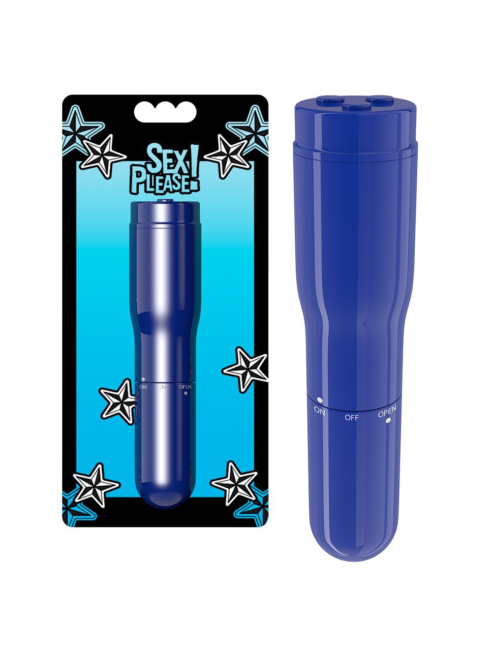 SEX PLEASE! SWEET SENSATIONS MINI VIBRATOR BLUE