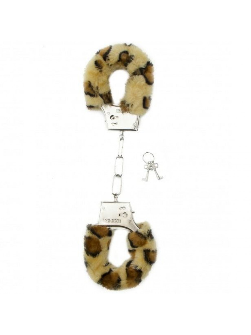 MANETTE FURRY HANDCUFFS CHEETAH