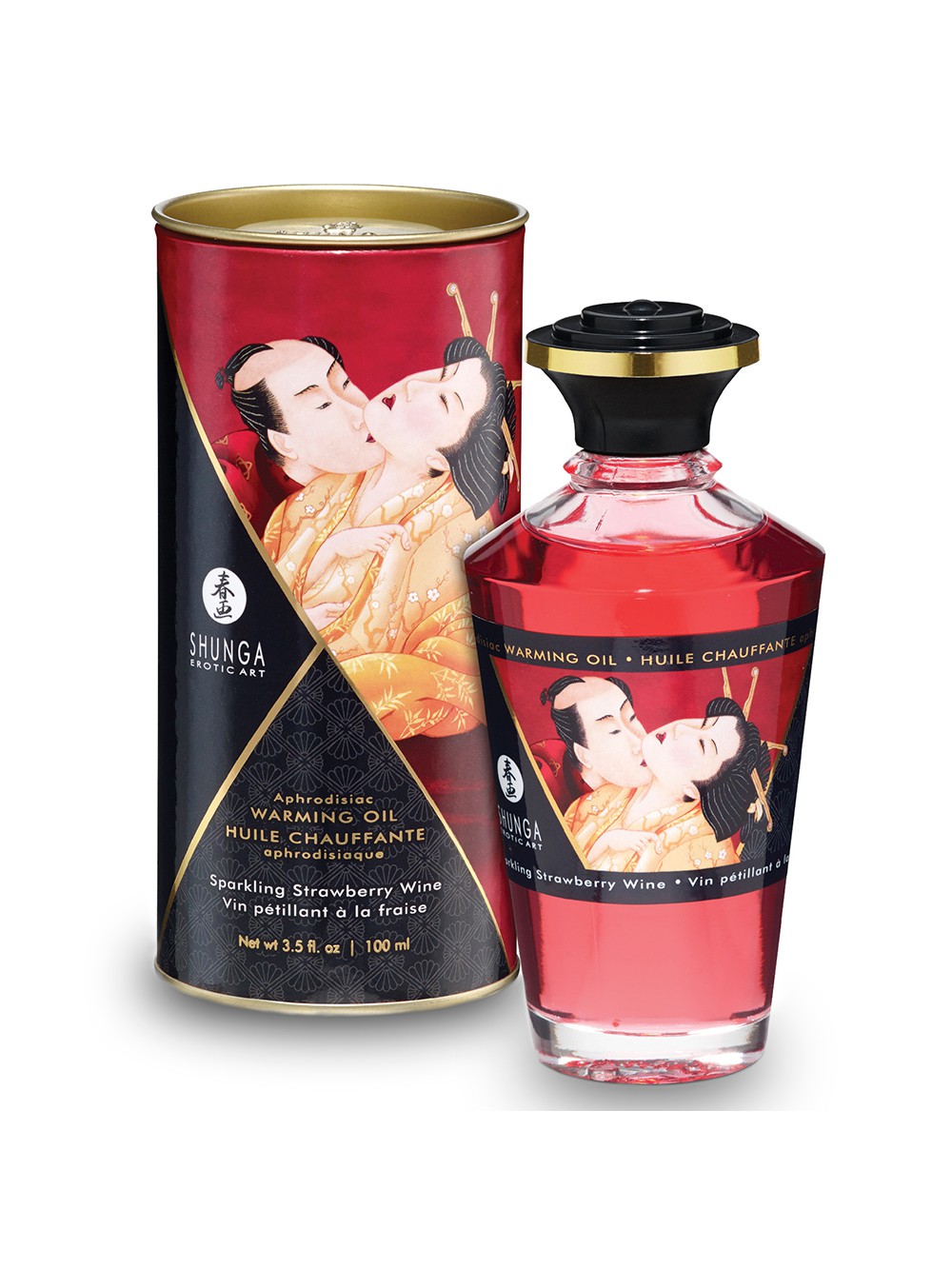 SHUNGA APHRODISIAC OIL SPARKLING STRAWBERRY WINE 100ML