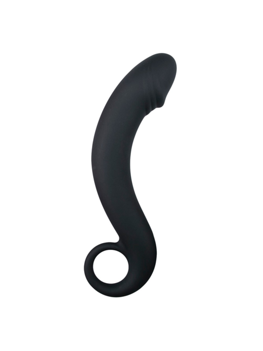 Stimolatore per la Prostata in Silicone, Nero