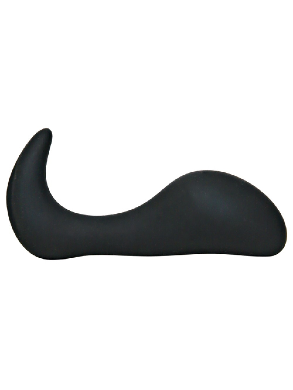 Black Velvet Silicone Butt Plug Medium