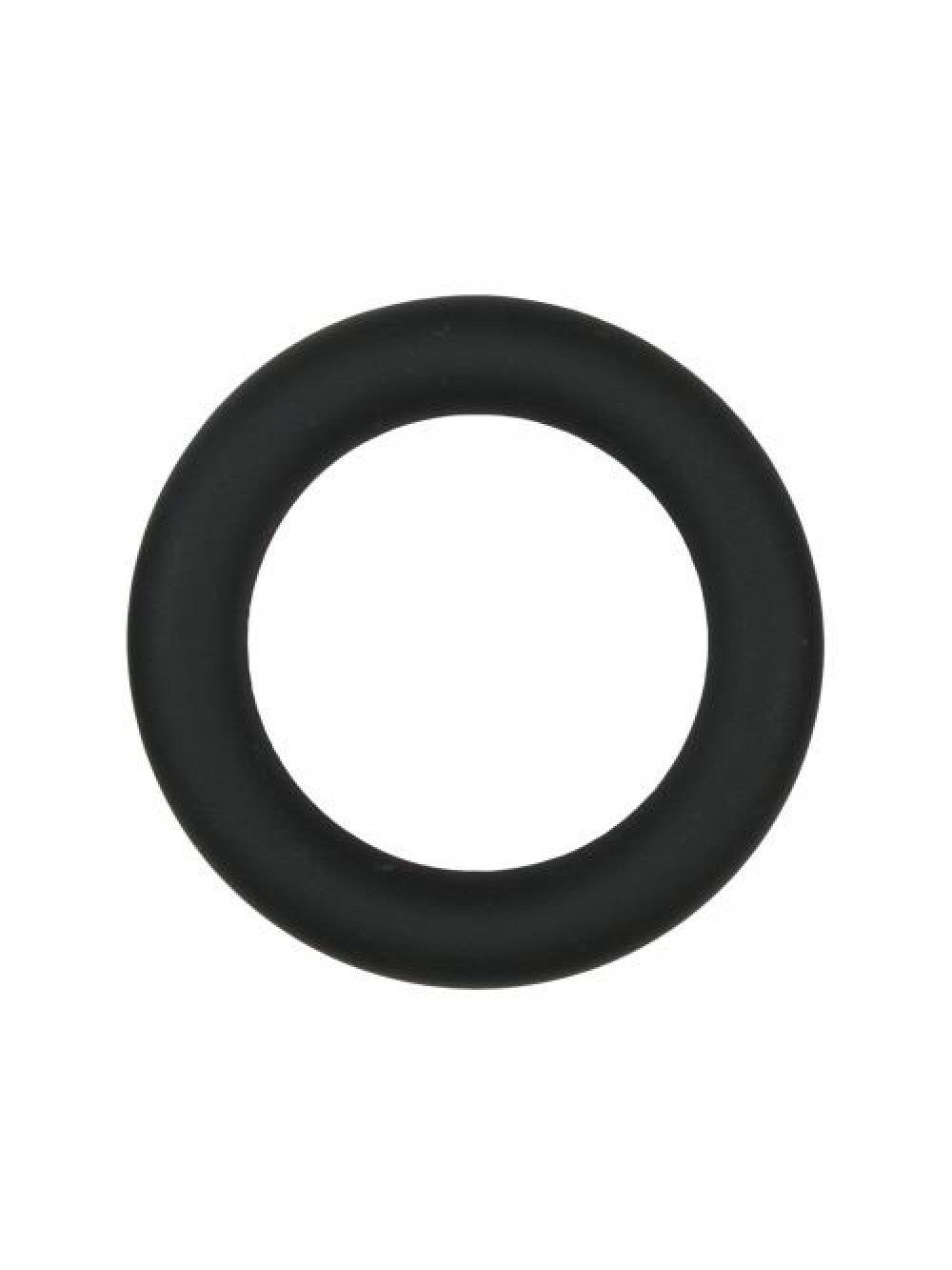 Anello anale medio nero in silicone