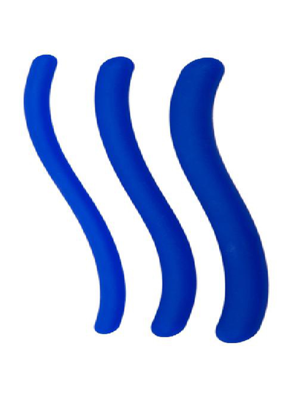 SET 3 DILATATORI URETRA BLUE SILICONE DILATOR SET