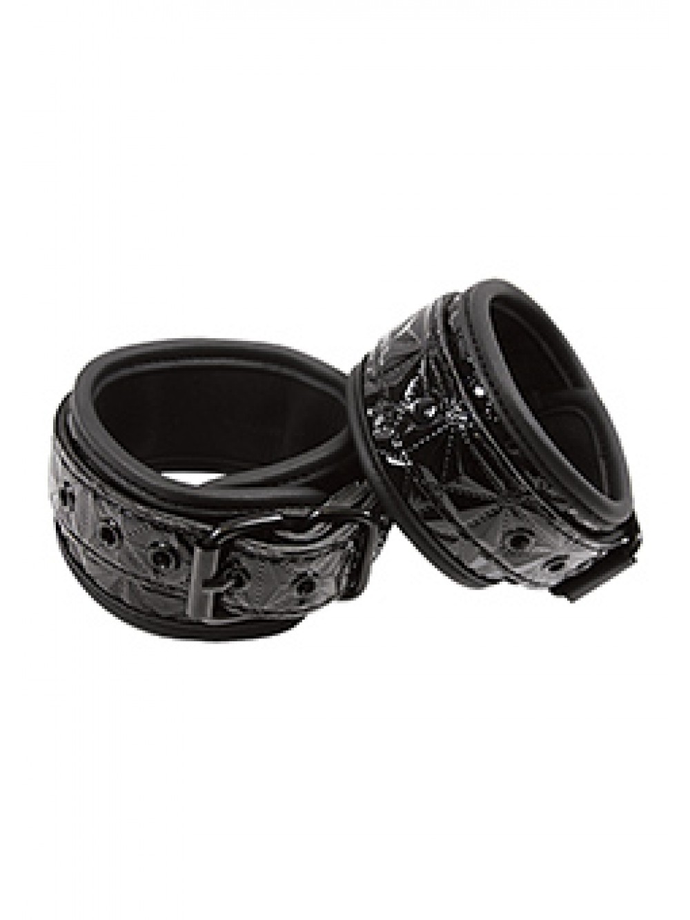SINFUL ANKLE CUFFS BLACK