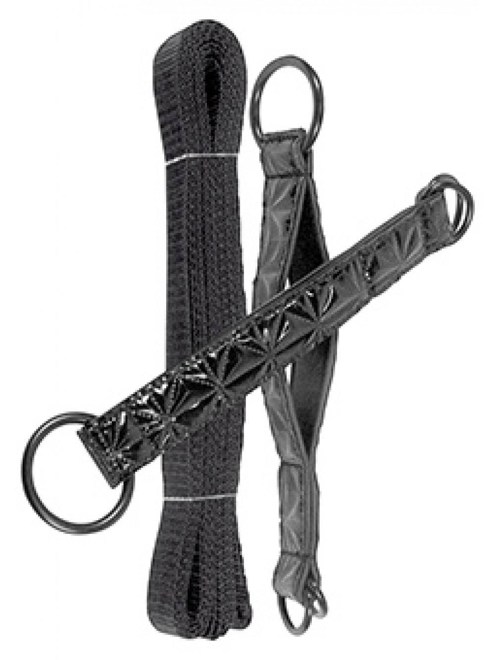 SINFUL BED RESTRAINT STRAPS BLACK