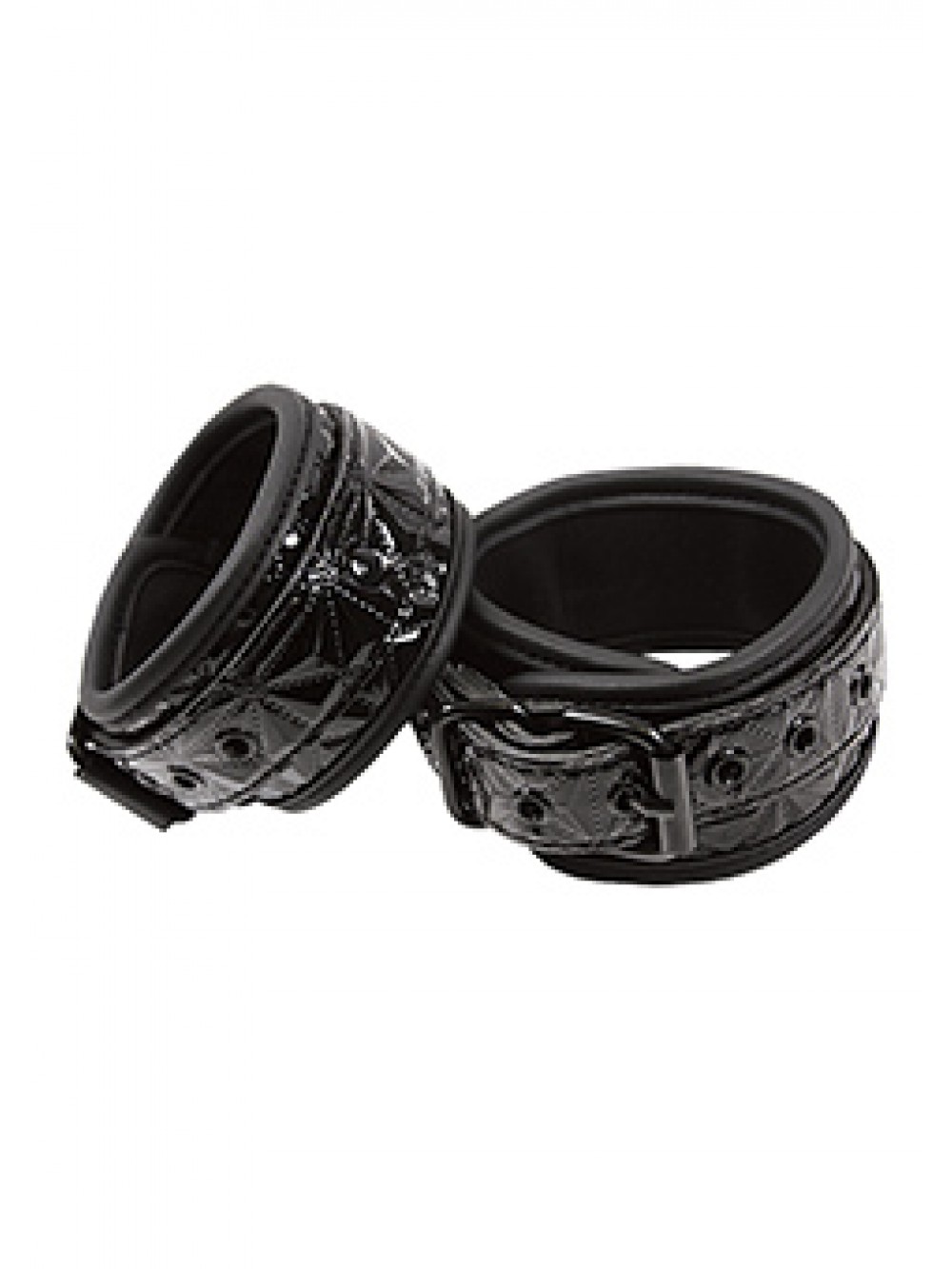 Costrittivi per Polsi in Neoprene SINFUL WRIST CUFFS BLACK