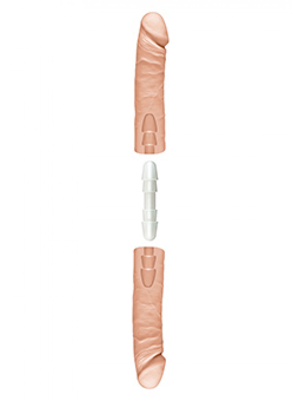 The D Fallo Doppio Realistico Double D 16, Vanilla - 1 Prodotto