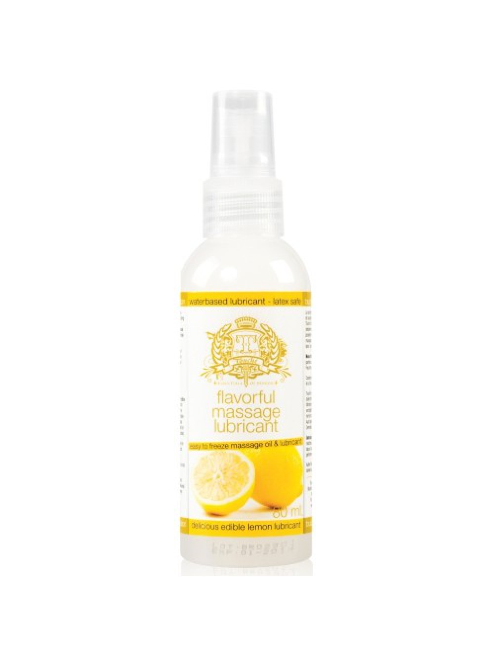 TOUCHE ICE LEMON LUBRICANT AND MASSAGE OIL 80ML