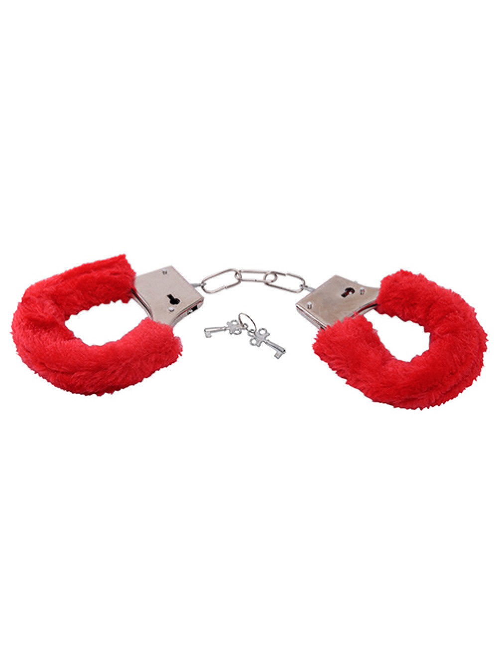 BESTSELLER FURRY HANDCUFFS RED