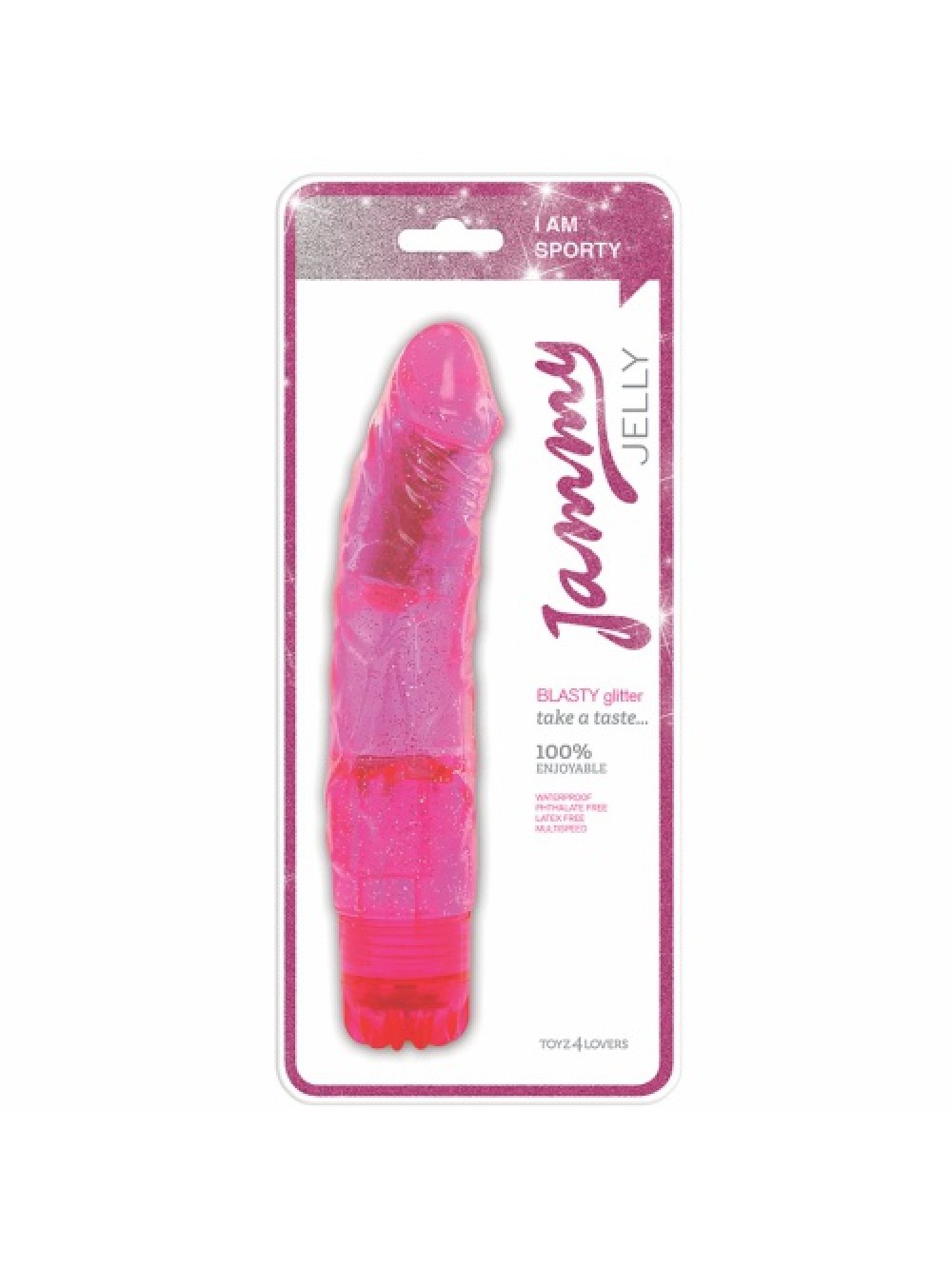 JAMMY JELLY BLASTY GLITTER VIBRATOR