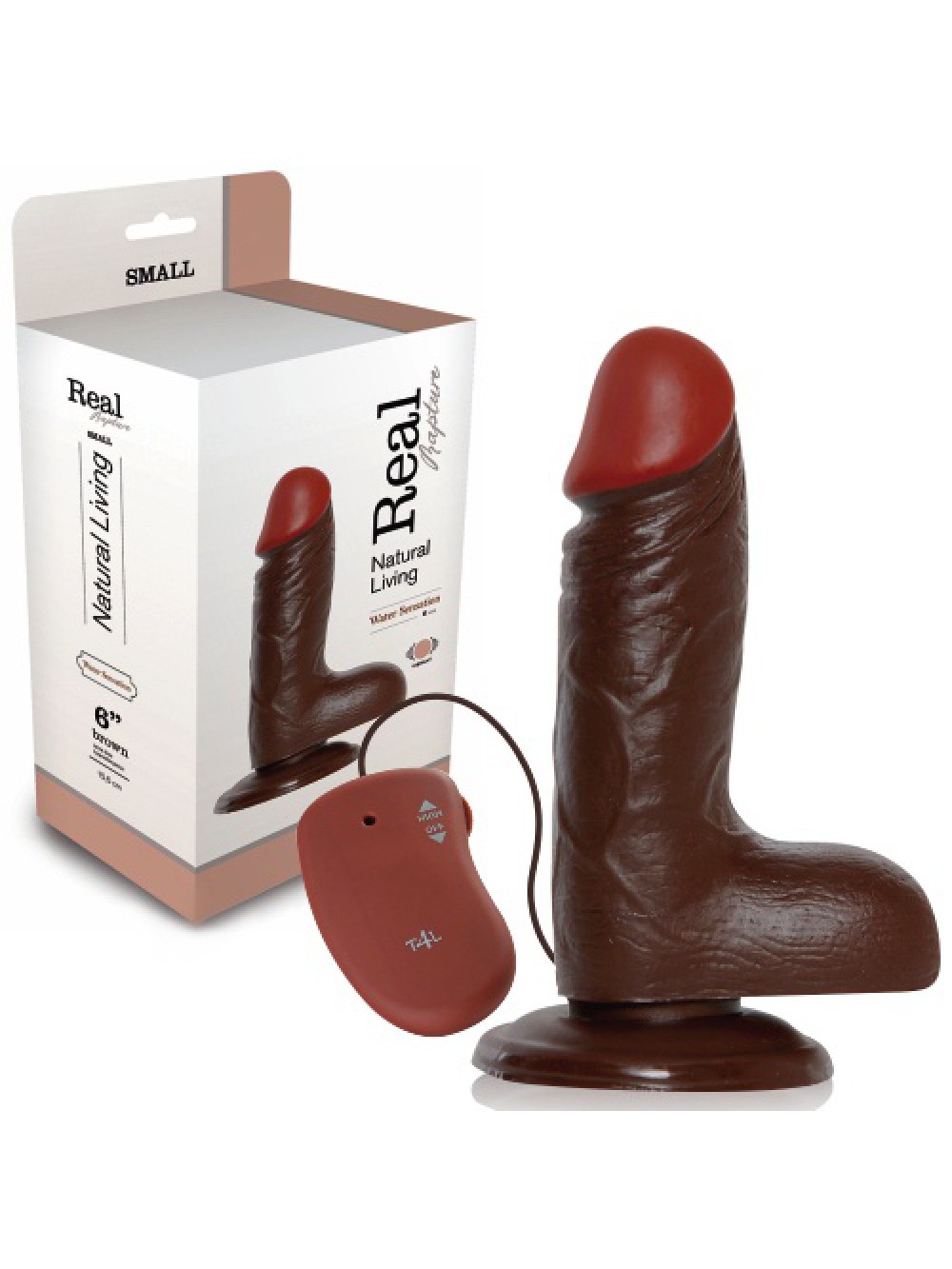REAL RAPTURE WATER SENSATIONS REALISTIC VIBRATOR 6'' BLACK