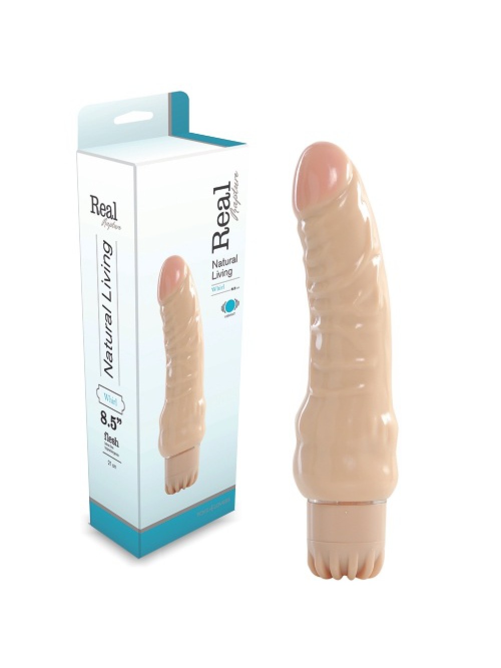 REAL RAPTURE WHIRL REALISTIC VIBRATOR 8.5''