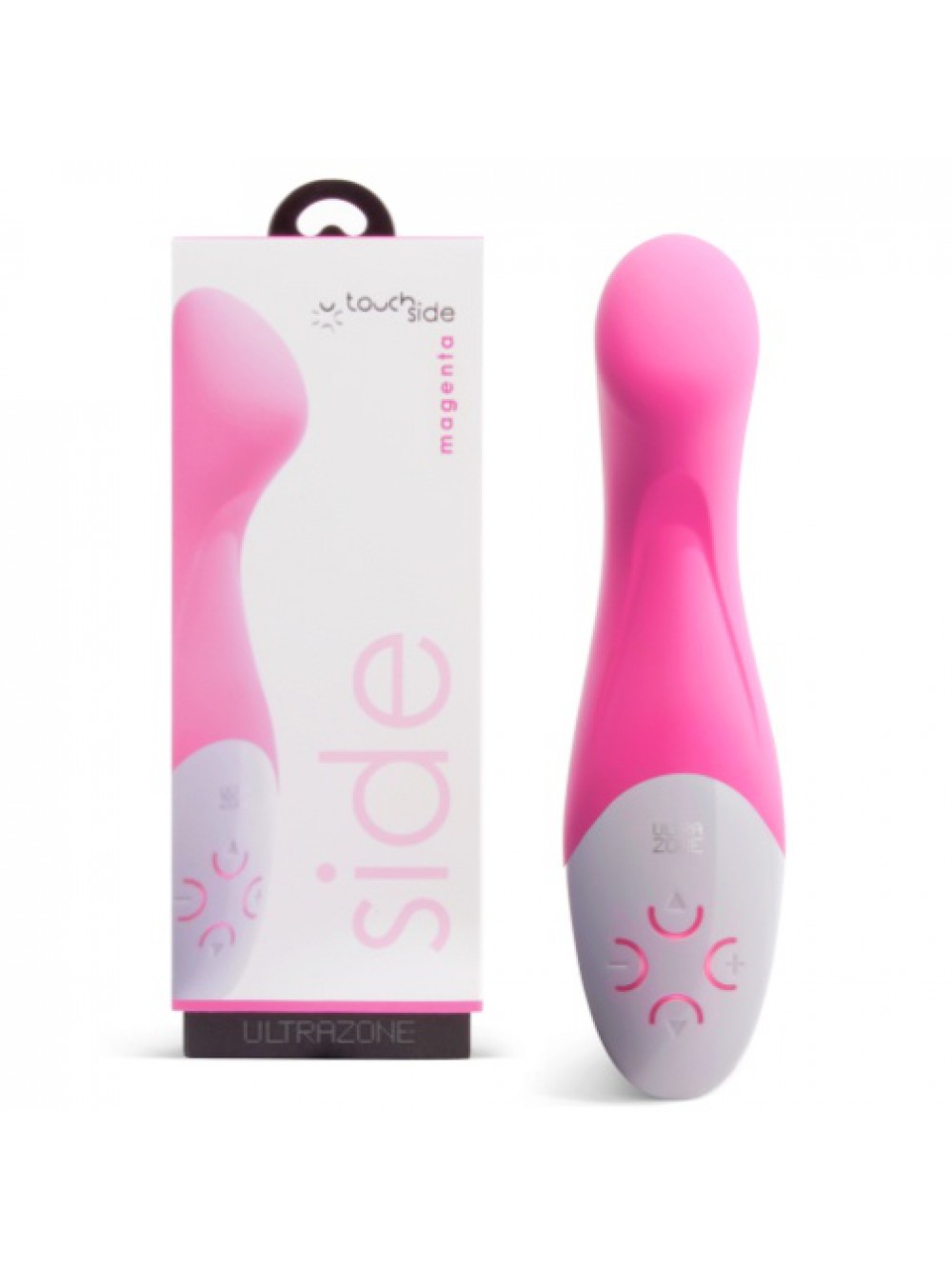 TOUCH SIDE MAGENTA RECHARGEABLE VIBRATOR