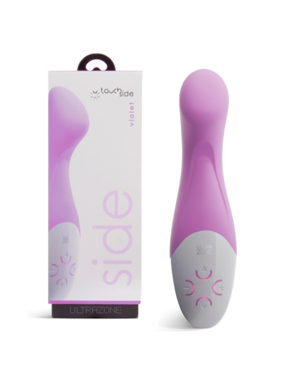 TOUCH SIDE VIOLET RECHARGEABLE VIBRATOR