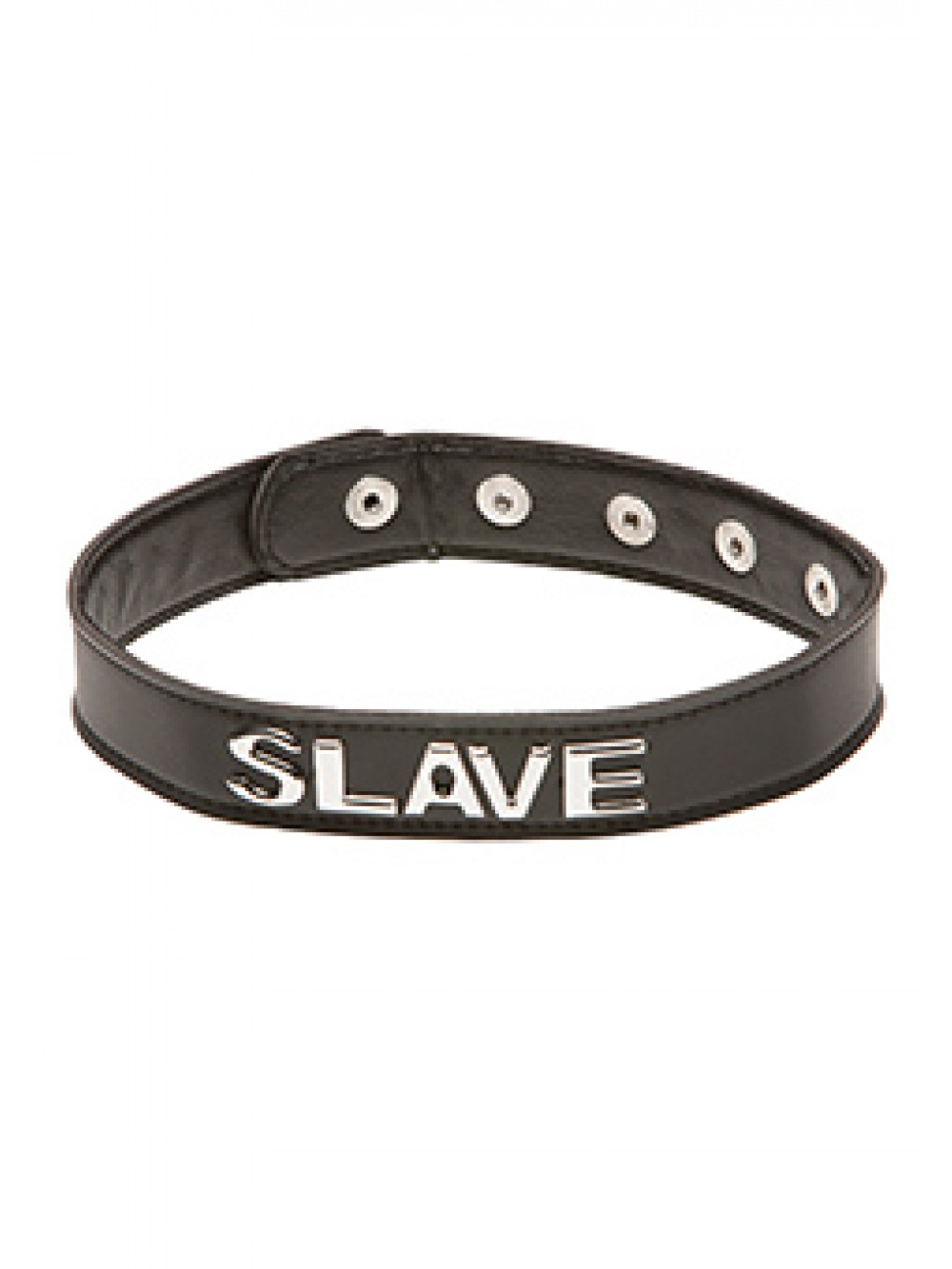 Collare In Pelle X-Play "Slave" - Nero