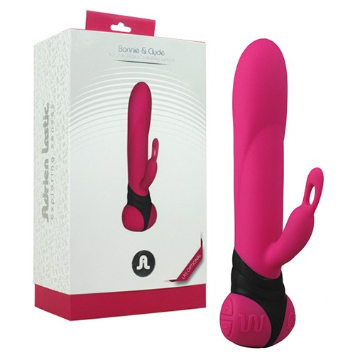 ADRIEN LASTIC BONNIE & CLYDE VIBRATOR PINK