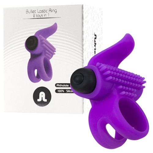 ADRIEN LASTIC BULLET LASTIC RING COCKRING PURPLE