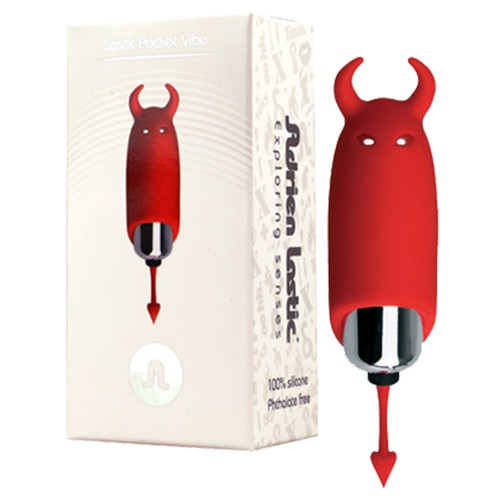 ADRIEN LASTIC POCKET VIBE DEVOL VIBRATING BULLET RED