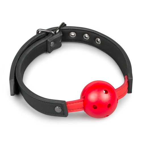 Ball Gag With PVC Ball - Red 8718627528273
