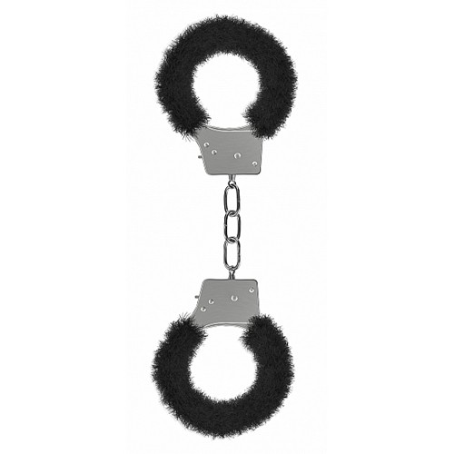 Beginners Handcuffs Furry Black 8714273074096
