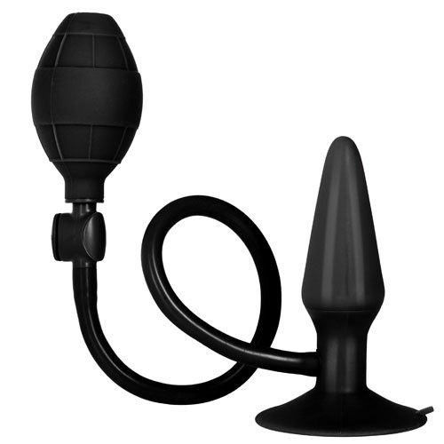 Nero Booty Call Pumper silicone gonfiabile piccola spina anale