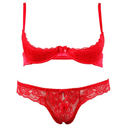 Bra Set Red 4024144278299