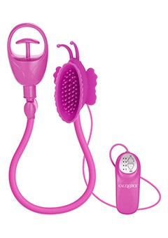 Sex Toys Pumps BUTTERFLY CLITORAL PUMP PINK Sexy Shop