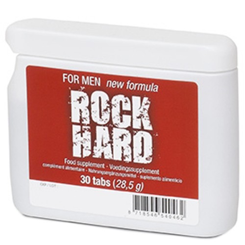 STIMULATING CAPS ROCK HARD 30 TABS FLATPACK