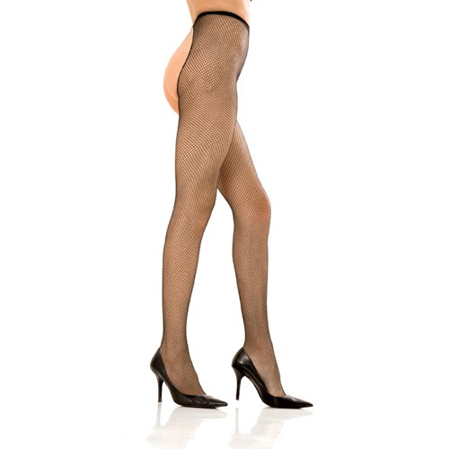 Crotchless fishnet pantyhose 017036494901