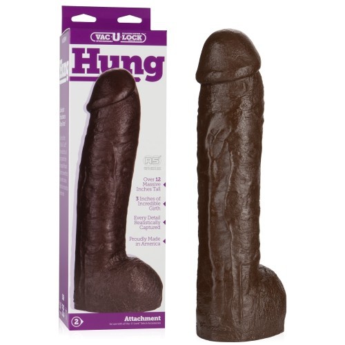 REALISTIC HUNG VAC-U-LOCK BLACK