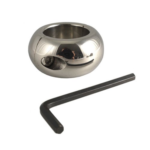 Donut acciaio inox Ballstretcher 3 centimetri