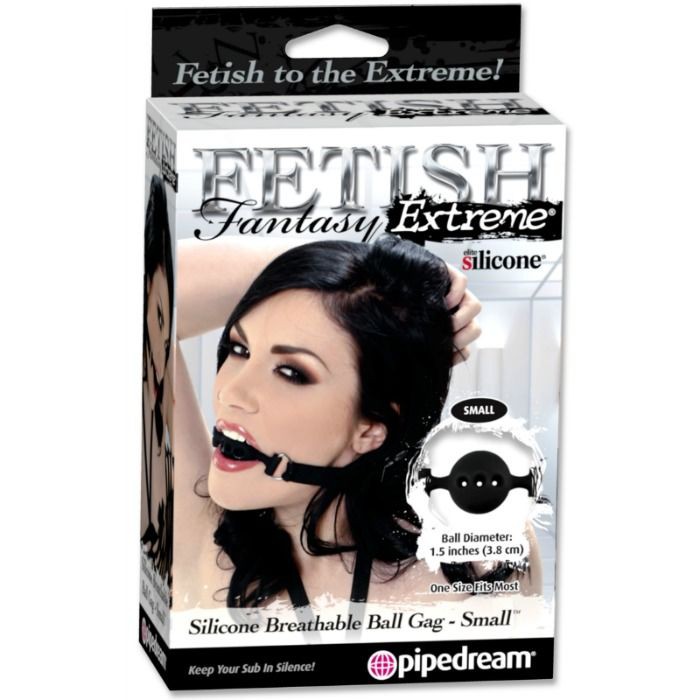 EXTREME SILICONE BREATHABLE BALL GAG-SMALL