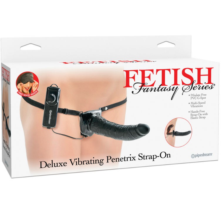 VIBRATORE STRAP ON CON PLUG FETISH FANTASY SERIES DELUXE VIBRATING PENETRIX STRAP-ON