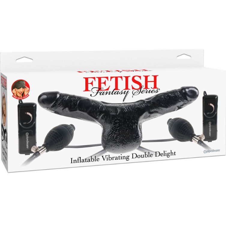 VIBRATORE DOPPIO GONFIABILE FETISH FANTASY SERIES INFLATABLE VIBRATING DOUBLE DELIGHT