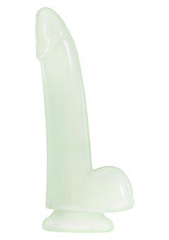 SEX TOY - MASTURBATORE - Fallo singolo: FIREFLY GLOWING DONG 5" CLEAR