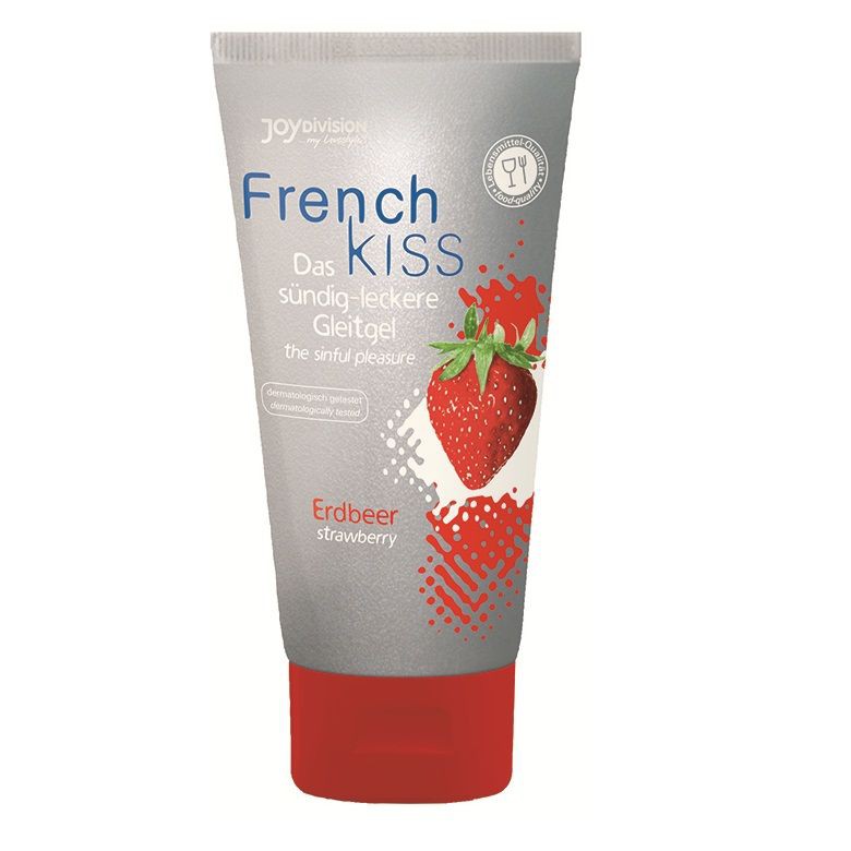 LUBRIFICANTE COMMESTIBILE ALLA FRAGOLA FRENCH KISS STRAWBERRY 75 ML