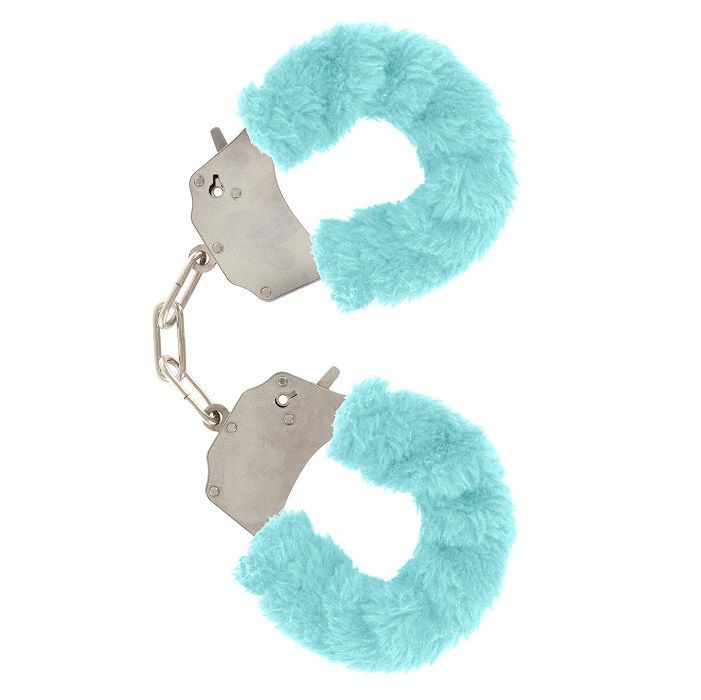 Toy Joy Furry Fun mano Polsini Pale Blue peluche