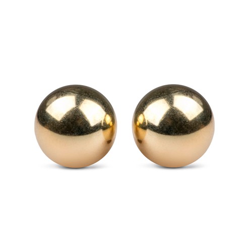 Gold ben wa balls - 25mm 8718627523162