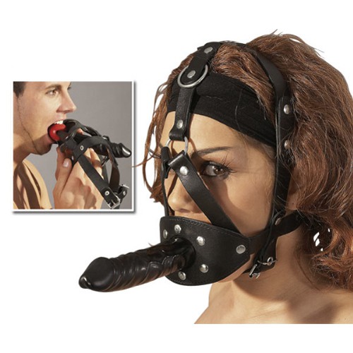 Head Harness with dildo 4024144041381